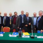 Foto di gruppo per le Confederazioni Confartigianato, Cna, Casartigiani e Cgil, Cisl, Uil del Piemonte primo piano