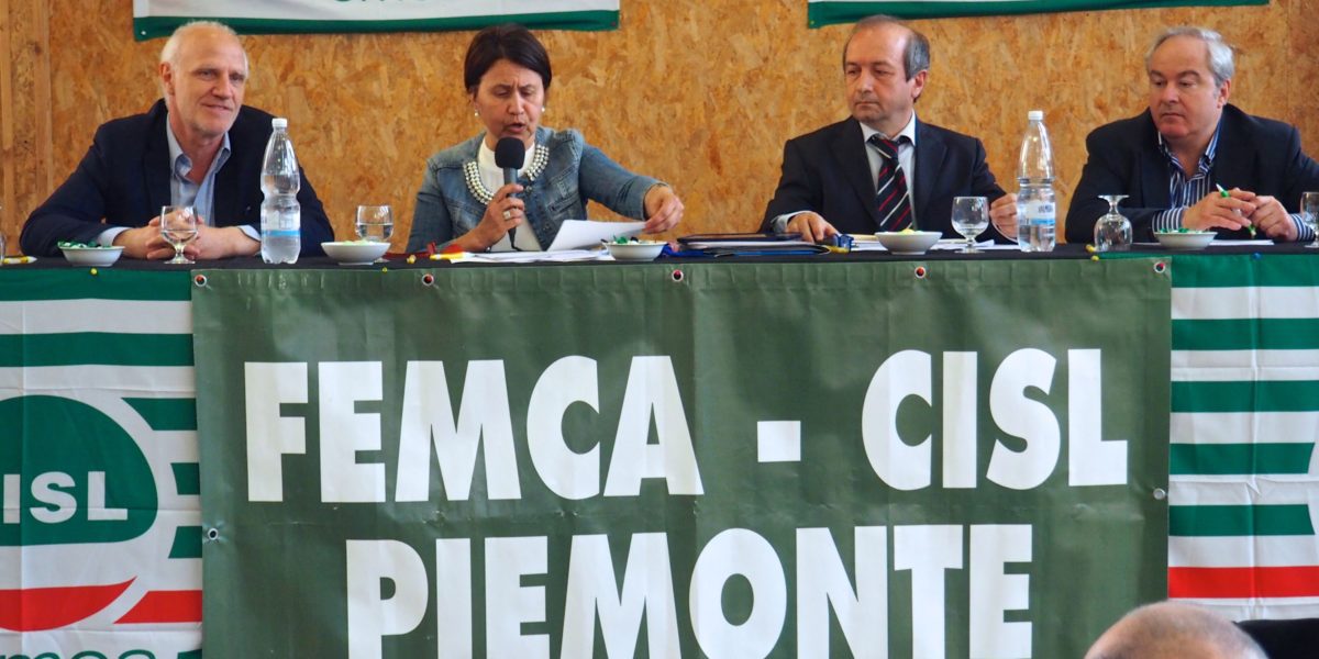 Il V congresso Femca Cisl Piemonte primo piano