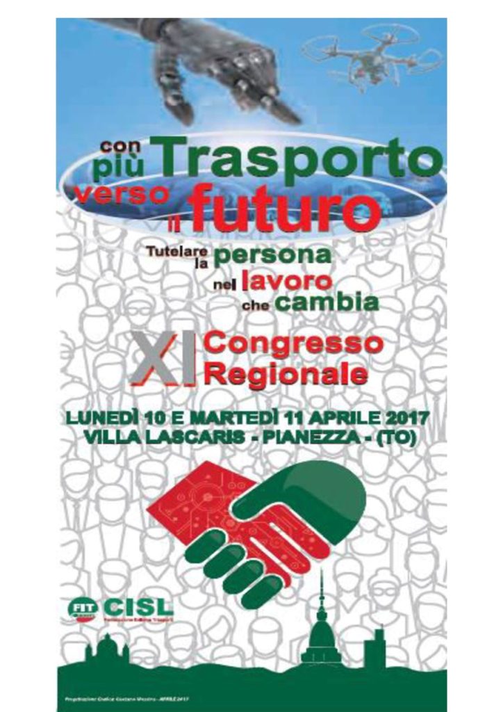 Locandina XI Congresso FIT Piemonte 10 e 11 aprile 2017
