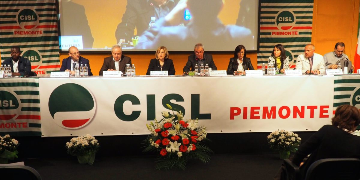 Il XII congresso Cisl Piemonte primo piano