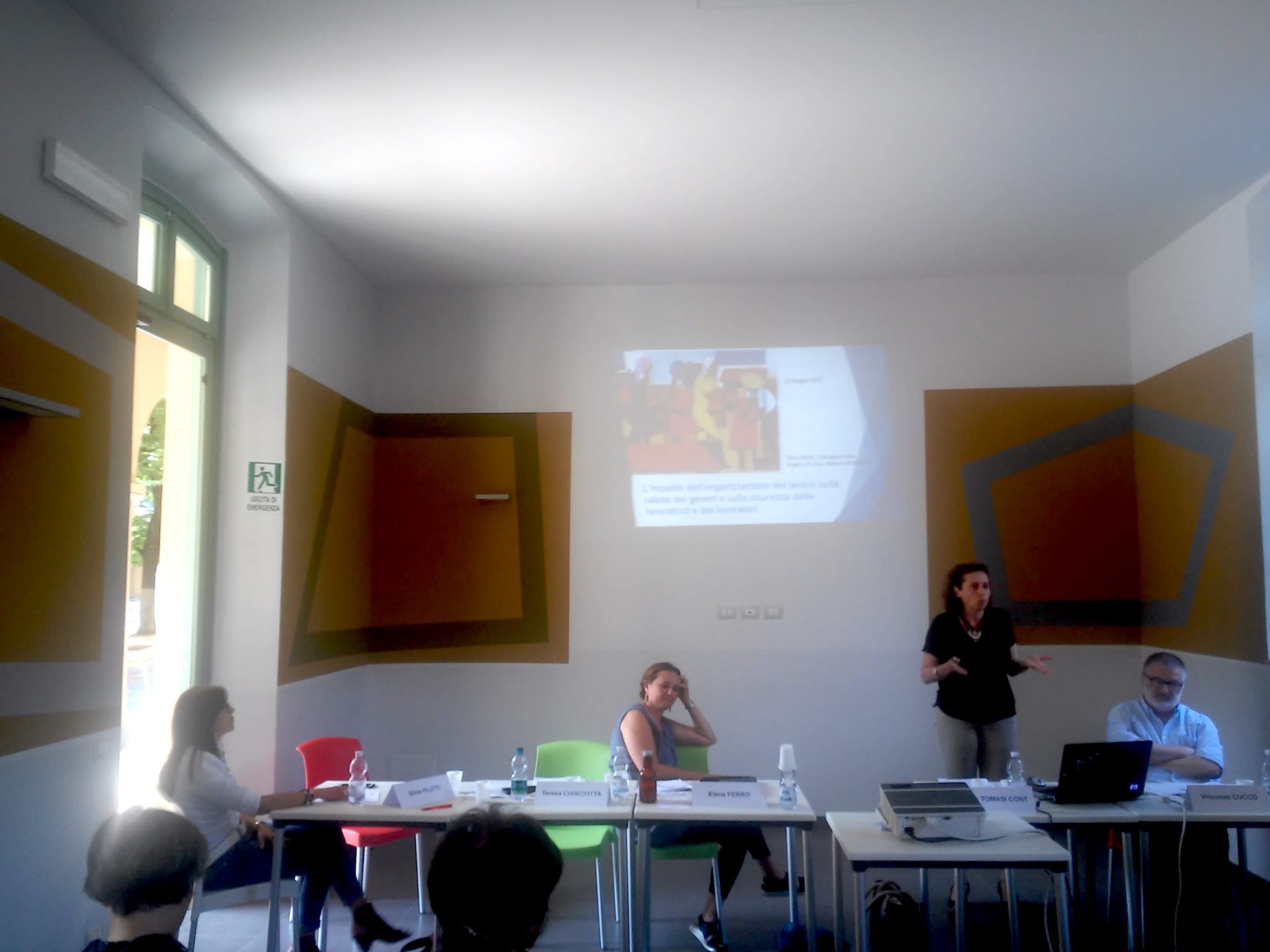 Relatori Incontro antidiscriminazioni genere Cisl Piemonte aula