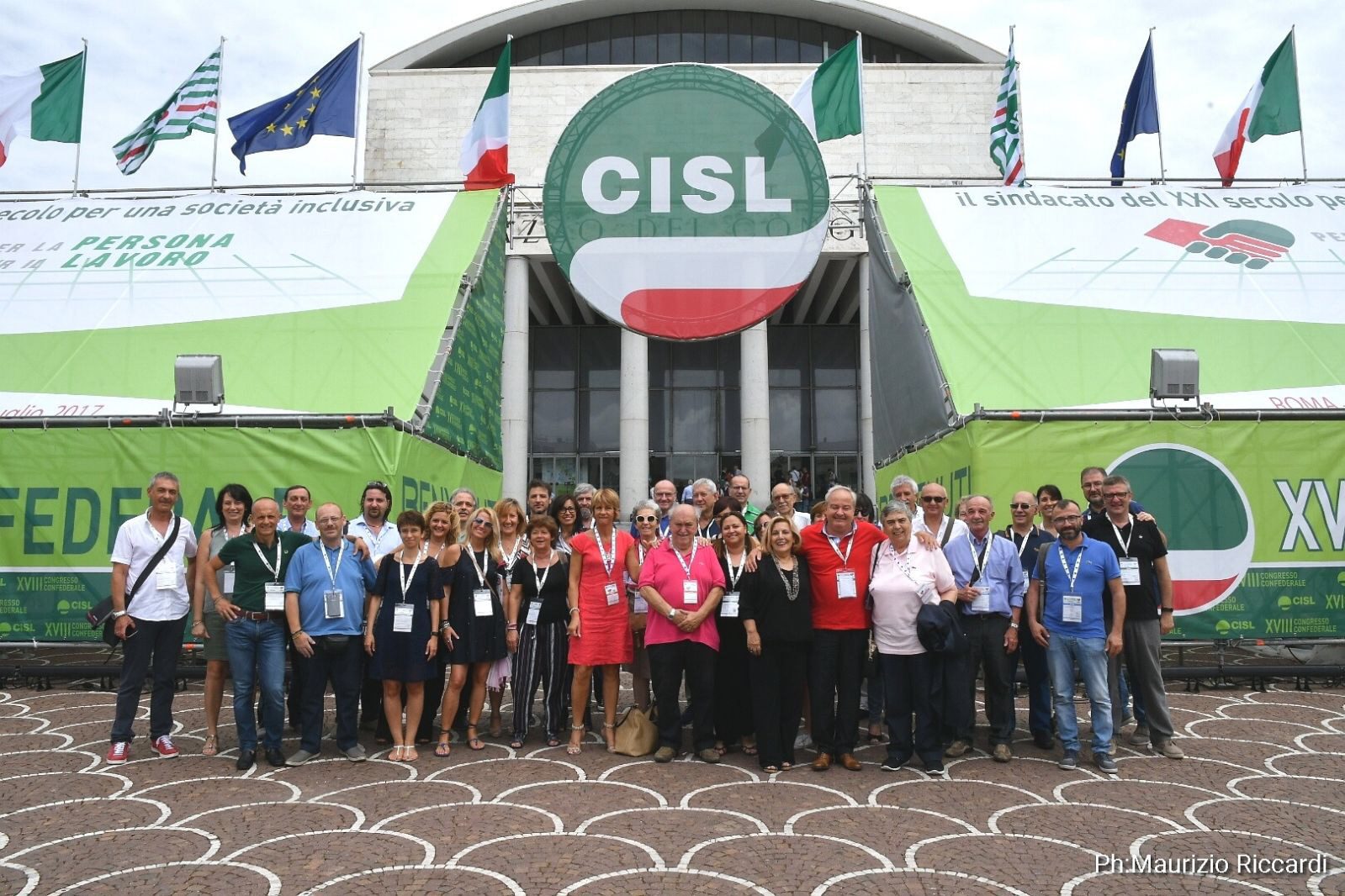 La delegazione piemontese al congresso nazionale Cisl primo piano