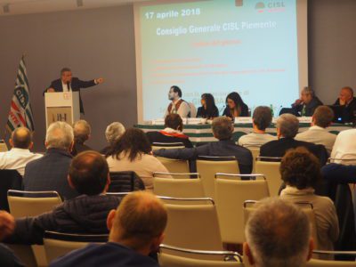 Governo e lavoro al centro del Consiglio generale Usr Piemonte con il numero due Cisl Luigi Sbarra