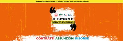 Futuro è Servizi Pubblici: l’8 giugno a Roma per cambiare e migliorare i servizi pubblici
