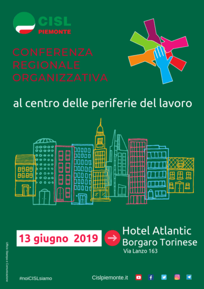 Conferenza regionale organizzativa: il 13 giugno a Borgaro Torinese “al centro delle periferie del lavoro”