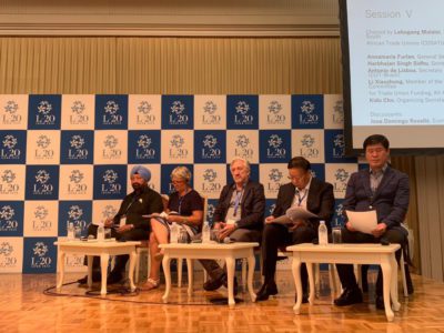 Lavoro. Furlan al Summit Labour 20 di Tokyo: “Contrattazione collettiva è la strada per assicurare dignità alle persone”