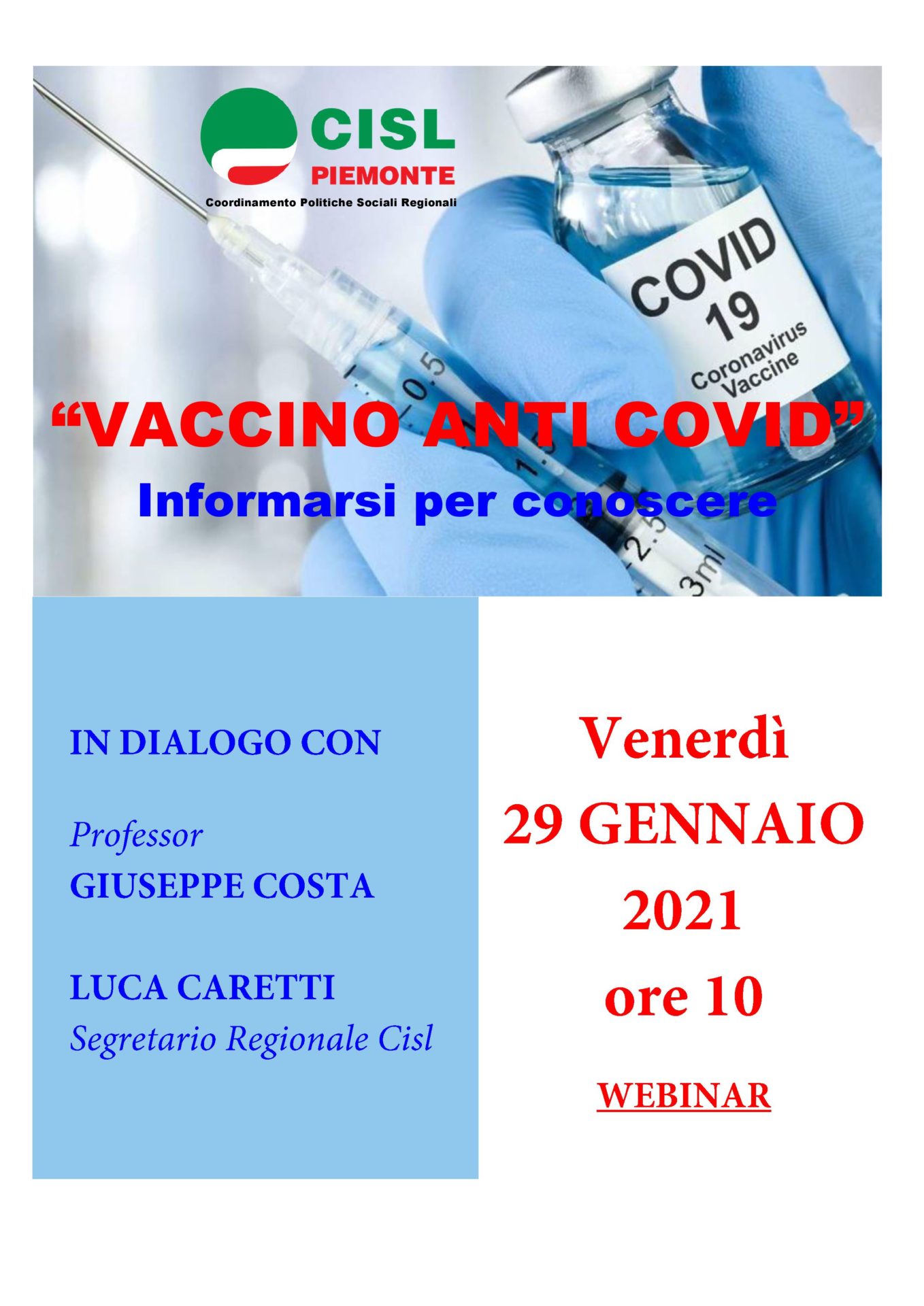 locandina vaccinazione 29 gennaio 2021