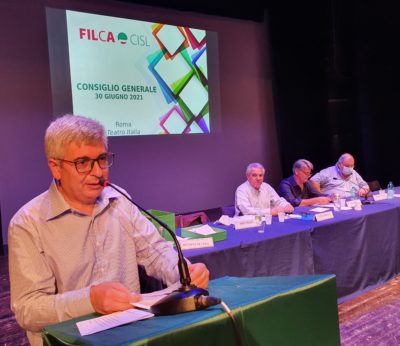 Enzo Pelle è il nuovo segretario generale della Filca Cisl