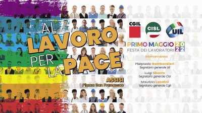“Al lavoro per la pace”: tutte le iniziative di Cgil Cisl Uil per il Primo Maggio in Piemonte