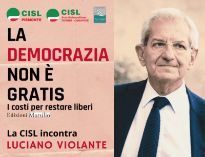 “La Democrazia non è gratis”: incontro Cisl con Luciano Violante