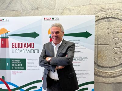 Conferenza stampa del leader Cisl Luigi Sbarra oggi a Torino