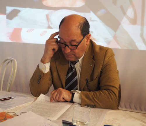 Il segretario generale Filca Piemonte, Piero Donnola, primo piano