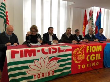 Svolta sull’Embraco: sospesi i 497 licenziamenti. L’assemblea generale dei metalmeccanici a Torino in vista dello sciopero del 13 marzo